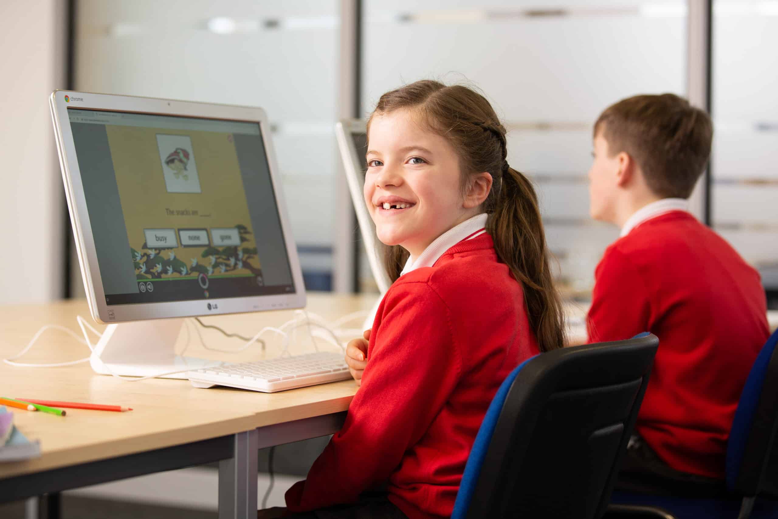 Children using Lexia