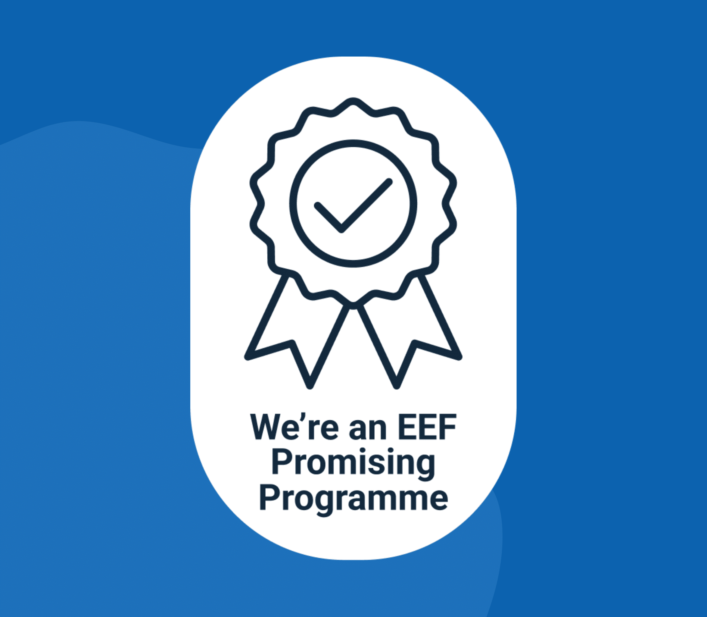 We're and EEF promising programme badge