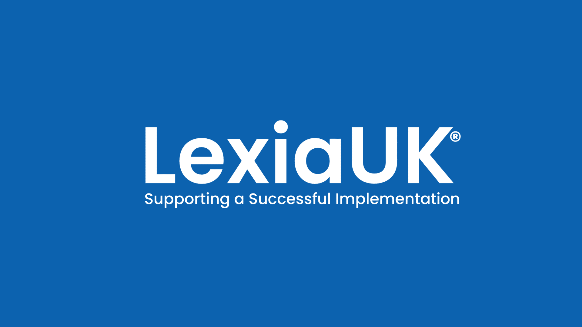 Supporting a Successful Implementation splashscreen
